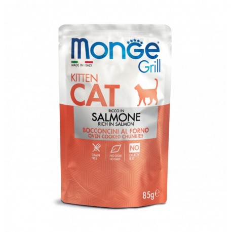 Monge Grill Kitten Cat Salmone 85gr