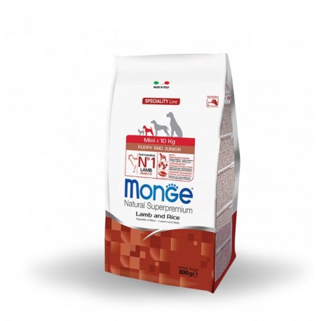 Monge Super Premium Puppy Junior Agnello 800gr