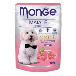 Monge Grill Dog Adult Maiale 100gr