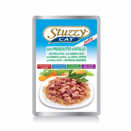  Stuzzy Cat Bustine Prosciutto e Vitello 100gr