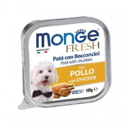 Monge Fresh Patè con Bocconcini Pollo 100gr