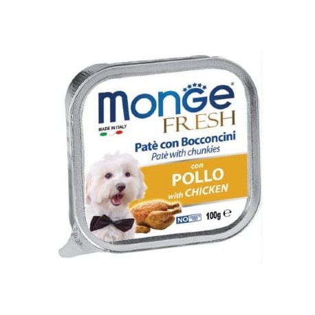 Monge Fresh Patè con Bocconcini Pollo 100gr
