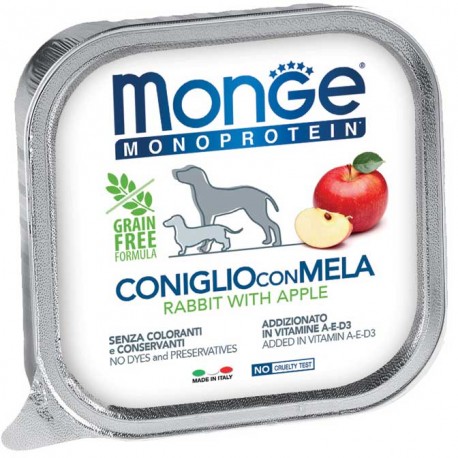 Monge Monoprotein Coniglio con Mela 150gr
