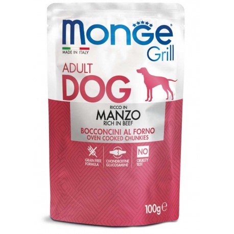Monge Grill Cane Manzo 100gr