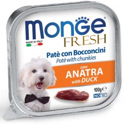 Monge Fresh Patè e Bocconcini con Anatra 100gr