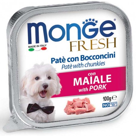 Monge Fresh Patè e Bocconcini con Maiale 100gr