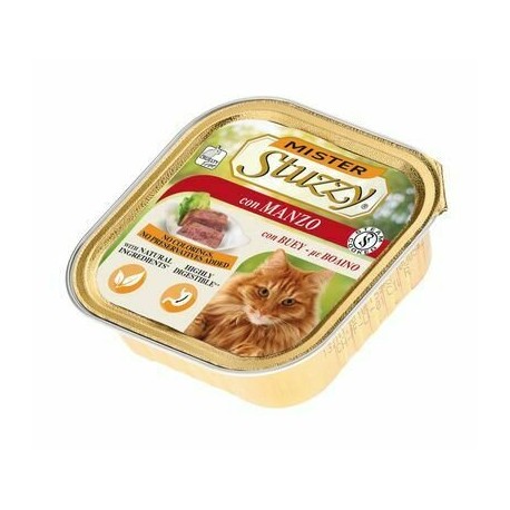 Mister Stuzzy Cat con Manzo 100gr