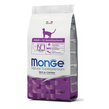 Monge Cat Natural Superpremium Adult Pollo 1,5KG