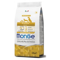 Monge All Breeds Adult Pollo con Riso e Patate 2,5 Kg