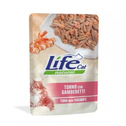 Life Natural Cat Tonno Con Gamberetti 70gr