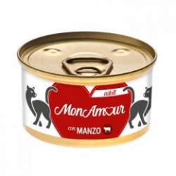 Monamour Gatto Gold Dadini Manzo 85GR 