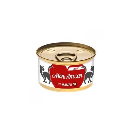 Monamour Gatto Gold Dadini Manzo 85GR 