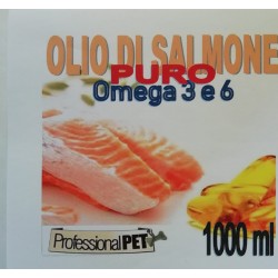 Professional Pet Olio di Salmone puro 1000ml